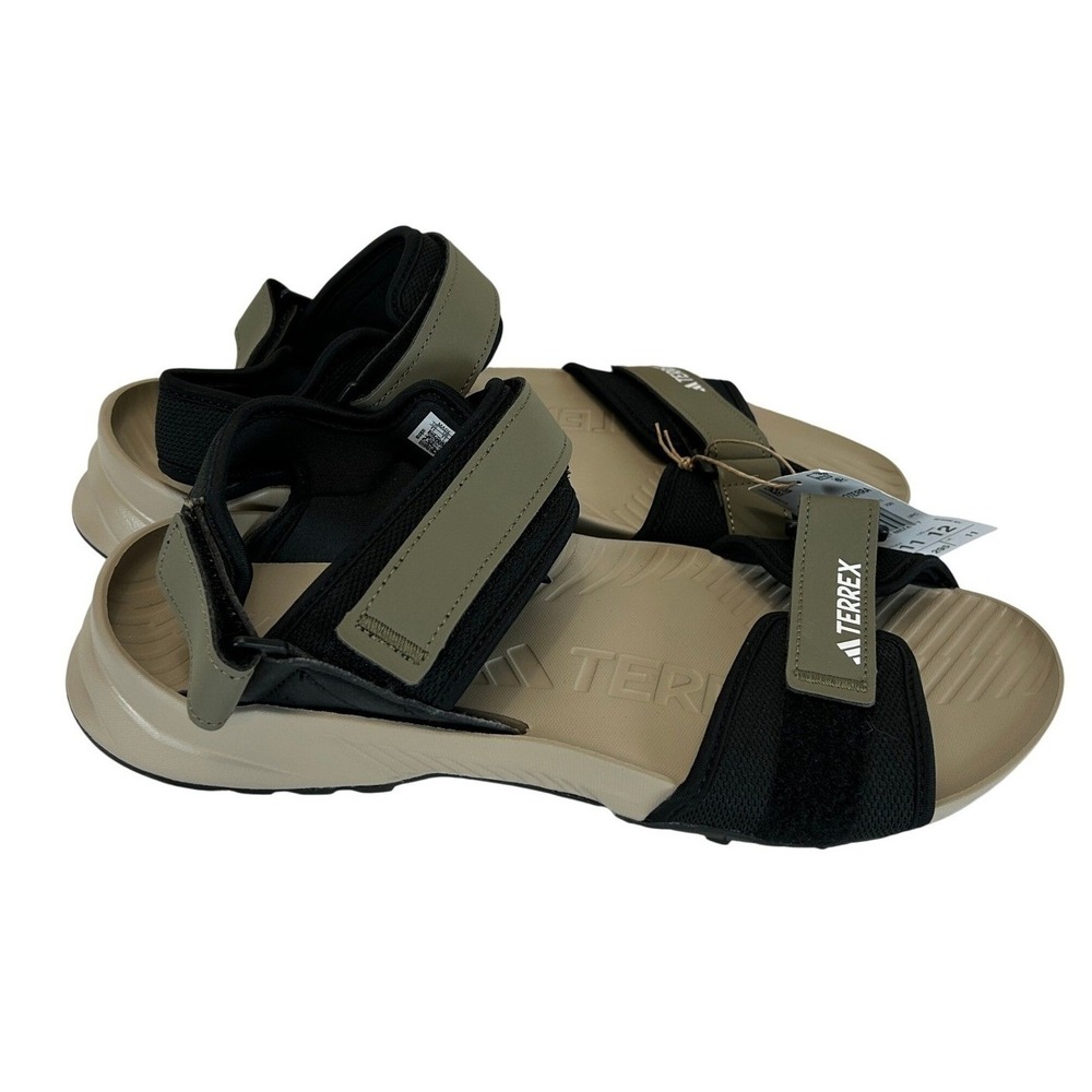 Adidas‎ Terrex Sandal Tan Black Mens Size 13 Outdoor Sport Strap Adjustable New